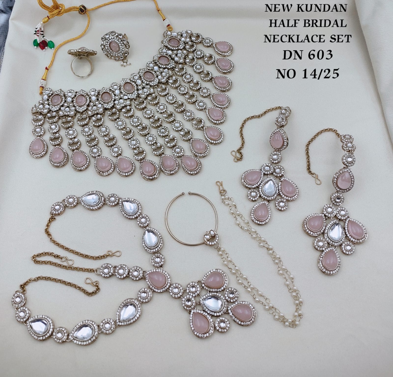 Bridal Kundan Choker Jewellery Set